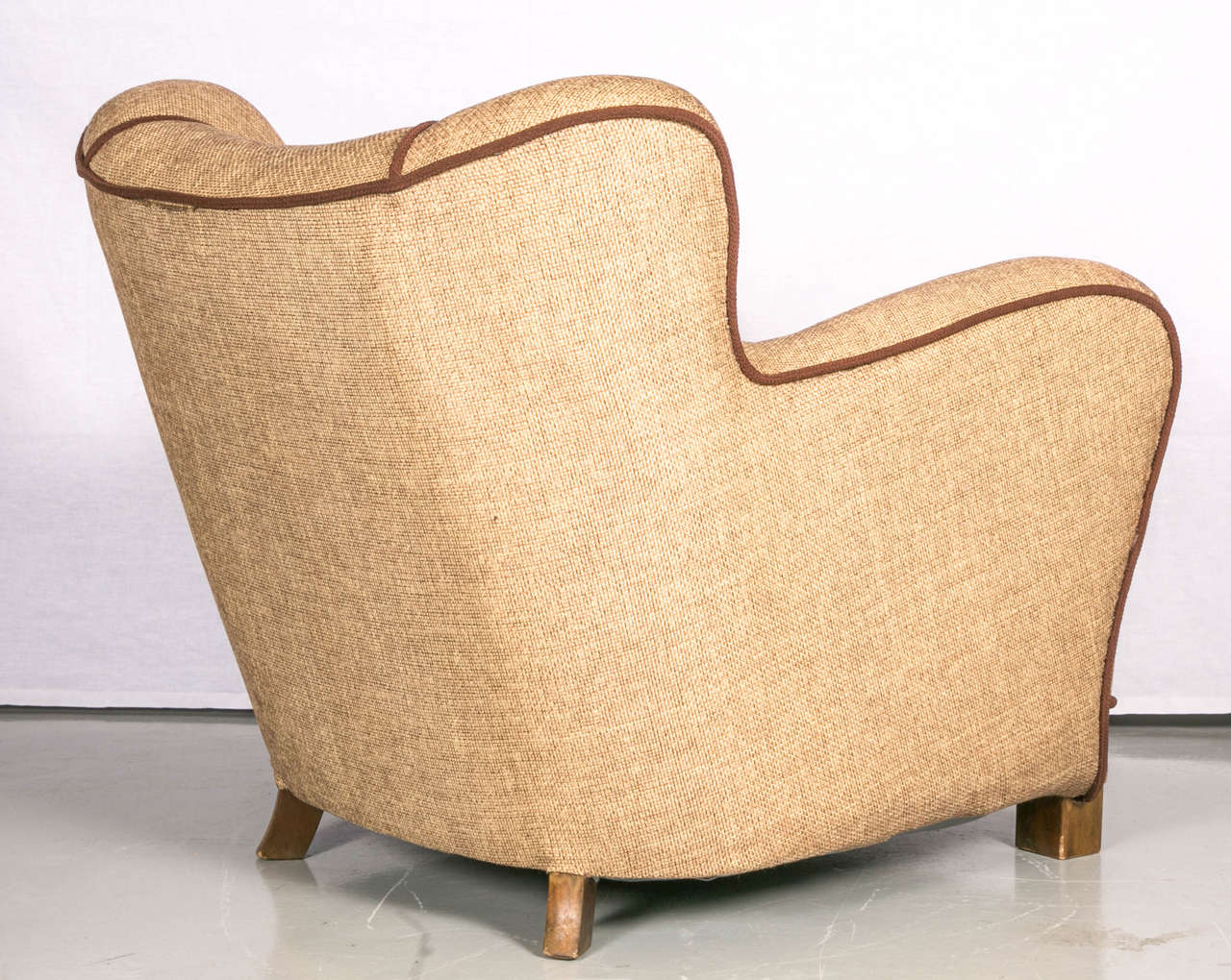 French Pair of Lounge Armchairs For Sale