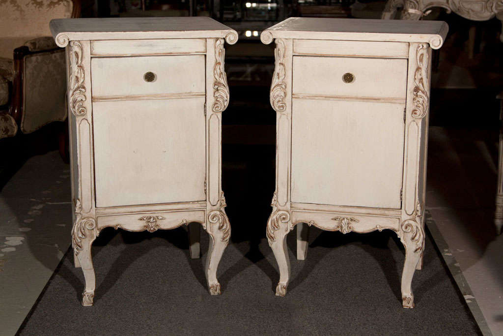 Pair of Swedish Rococo Nightstands