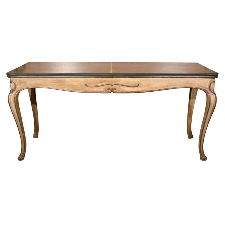 Painted French Console For Sale at 1stdibs