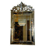 French Venetian-style mirror