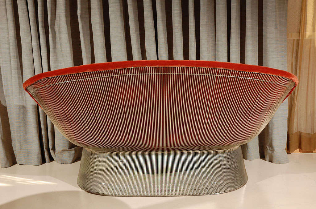 Rare Warren Platner for Knoll Settee 5
