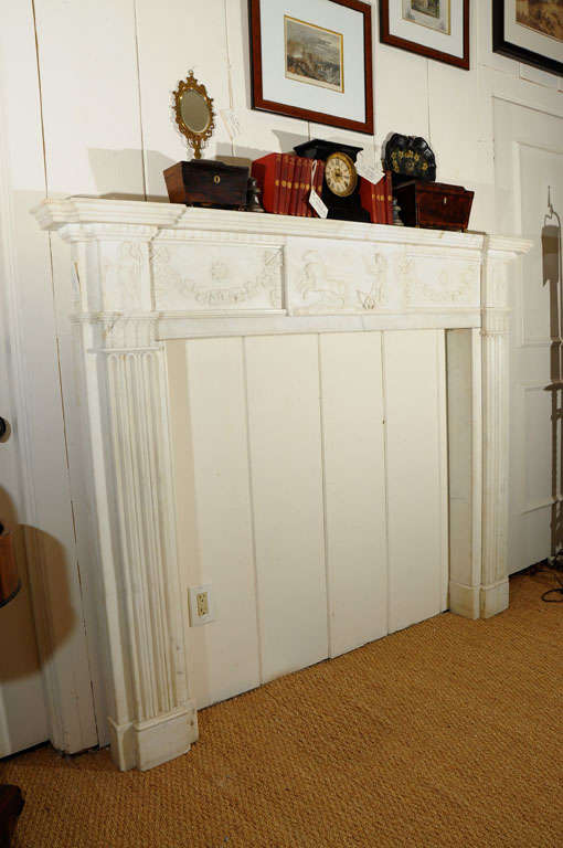 George III  Marble Chimneypiece