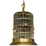 Antique Big Brass Birdcage