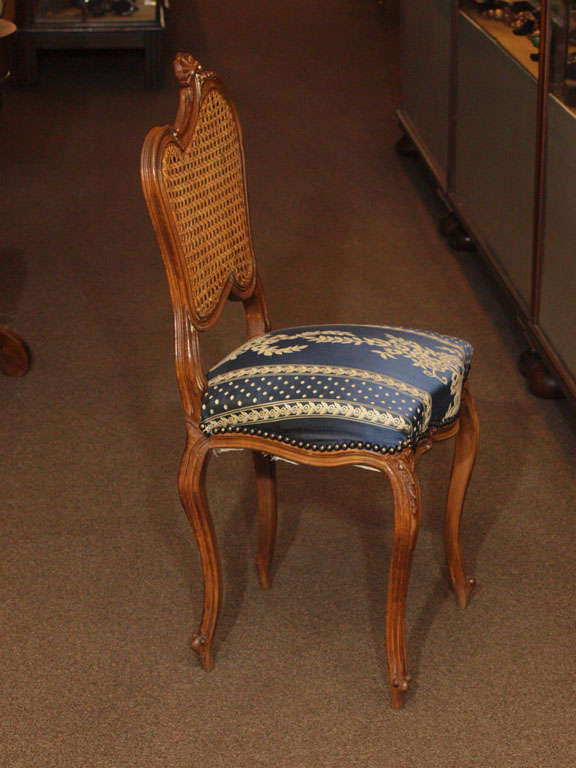 A pair of Art Noveau style French side chairs For Sale 6