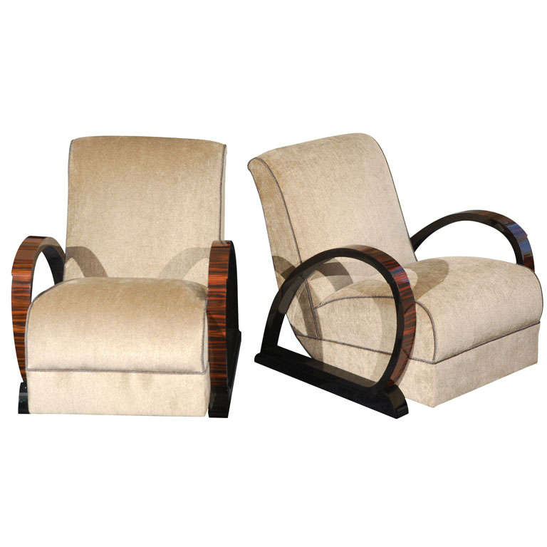 Art Deco Salon Chairs For Sale
