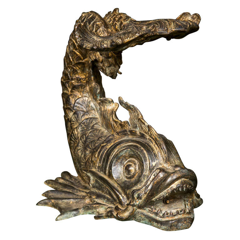 Bronze Fountain Figure