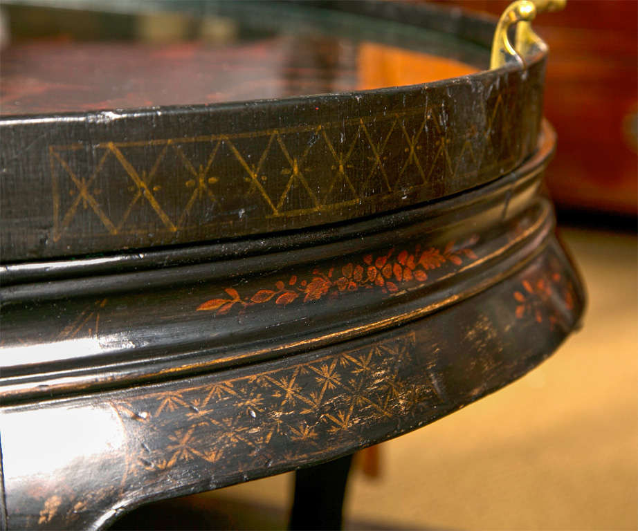Chinese Lacquer Tray Table For Sale 1