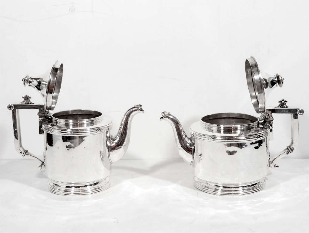 Exceptional and Rare Art Deco Coffee /Tea Service in Sterling 3