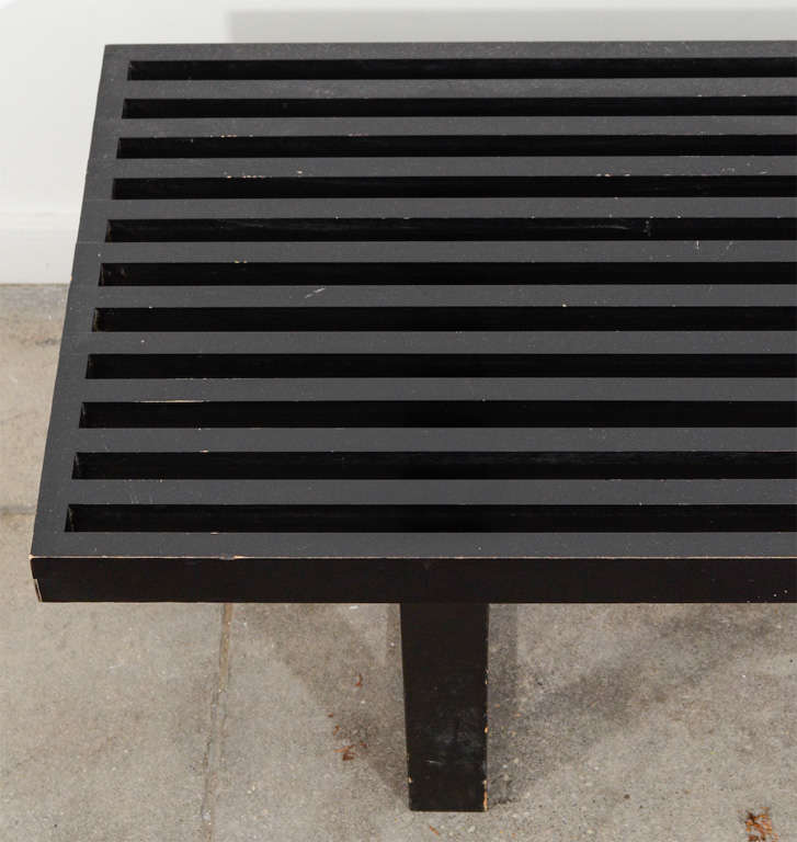 Mid-20th Century George Nelson for Herman Miller Ebonized Bench