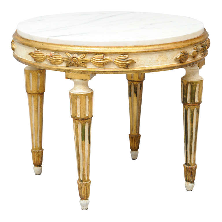 Round Giltwood Table
