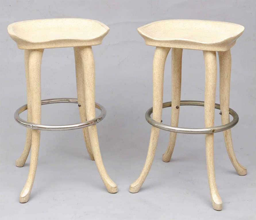 Marge Carson Elephant High-Top Bar Table and Stools 1