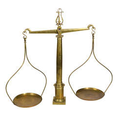 19th c. Brass Scale