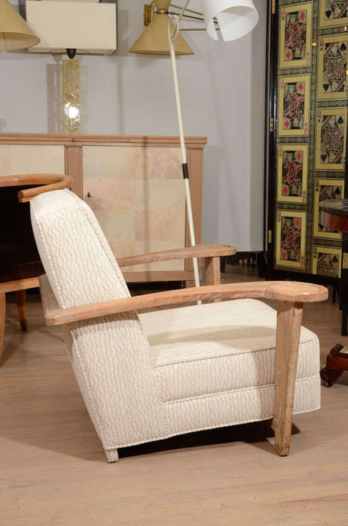 De Coene Oak Armchair In Excellent Condition In Newburgh, NY