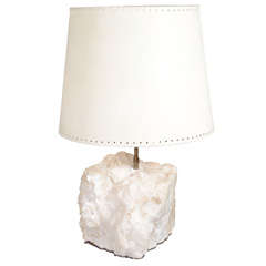Quartz Lamp Made in the Manner of Jean-Michel Frank