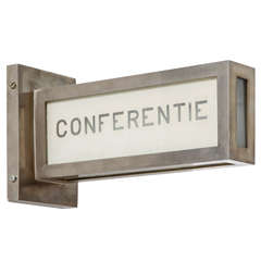 Dutch Modernist wall lamp "Conferentie"