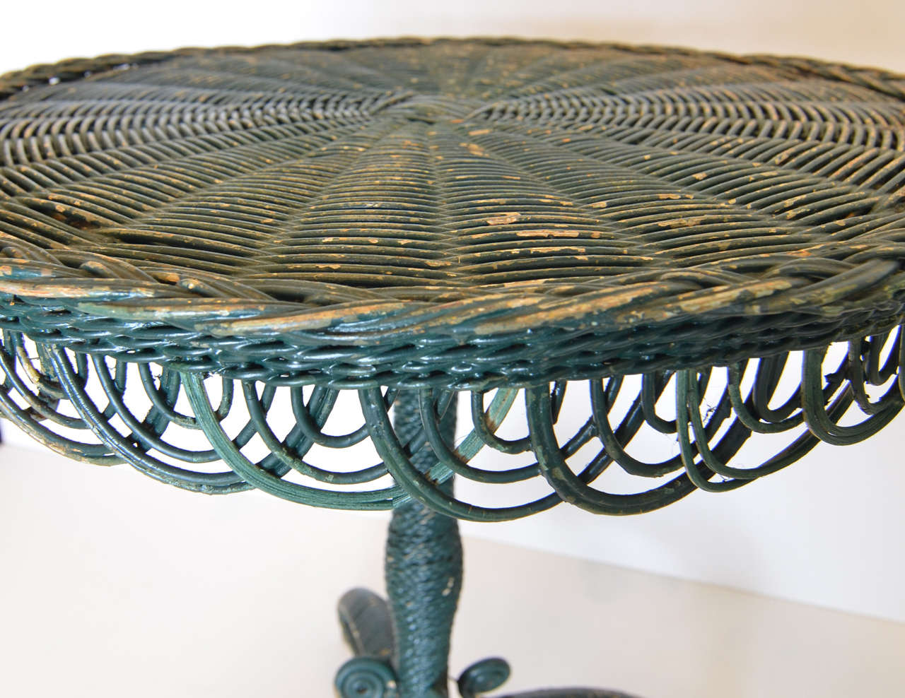 Rare American Wicker Table 1