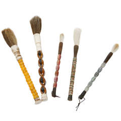Vintage Chinese Calligraphy Brushes