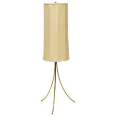 Elegant Modern 1950s Edward Alden Brass Floor Lamp