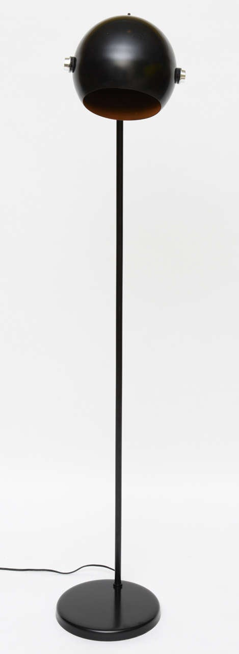 Mid-Century Modern Mod 1960s Robert Sonneman Ball Head Floor Lamp
