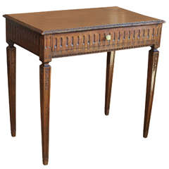 Antique Louis XVI Walnut Side Table