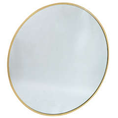 Over-Sized Brass Mirror by Donghia
