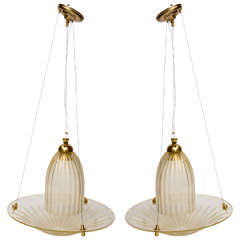 Beautiful Italian Murano Chandelier By Vetri