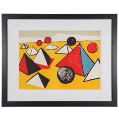 Alexander Calder: "Pyramids at Night"