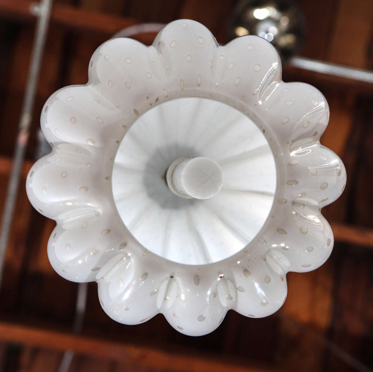 Murano Pendant Newly Rewired for One Standard Bulb, 1960s For Sale 2