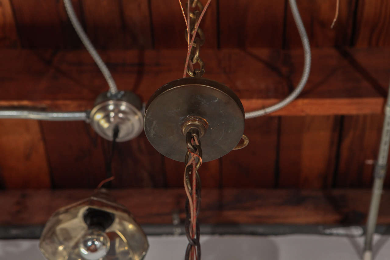 Late 20th Century American Five-Light Chandelier For Sale
