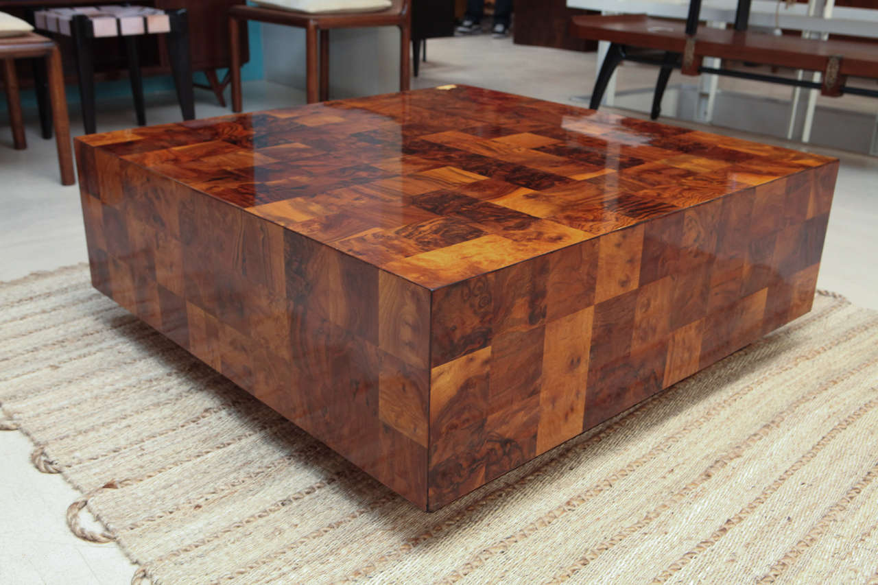 Mid-Century Modern Square Paul Evans for Directional Coffee Table