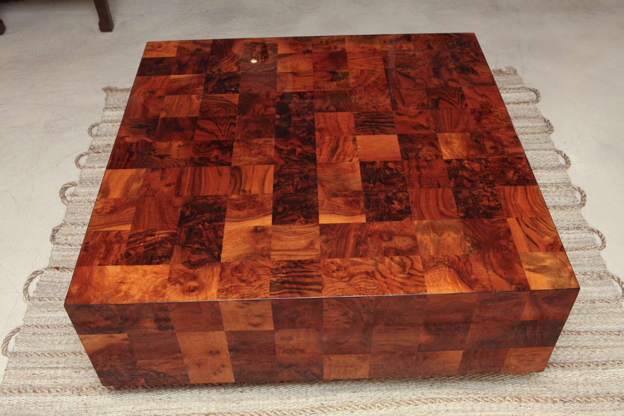 Square Paul Evans for Directional Coffee Table In Excellent Condition In Los Angeles, CA