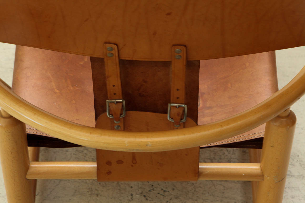 Beech Rare Hoop Chair by Børge Mogensen