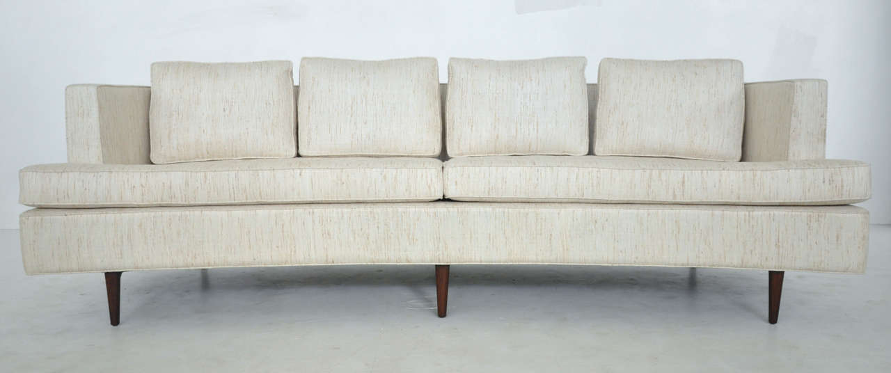 American Curved Sofa by Edward Wormley for Dunbar