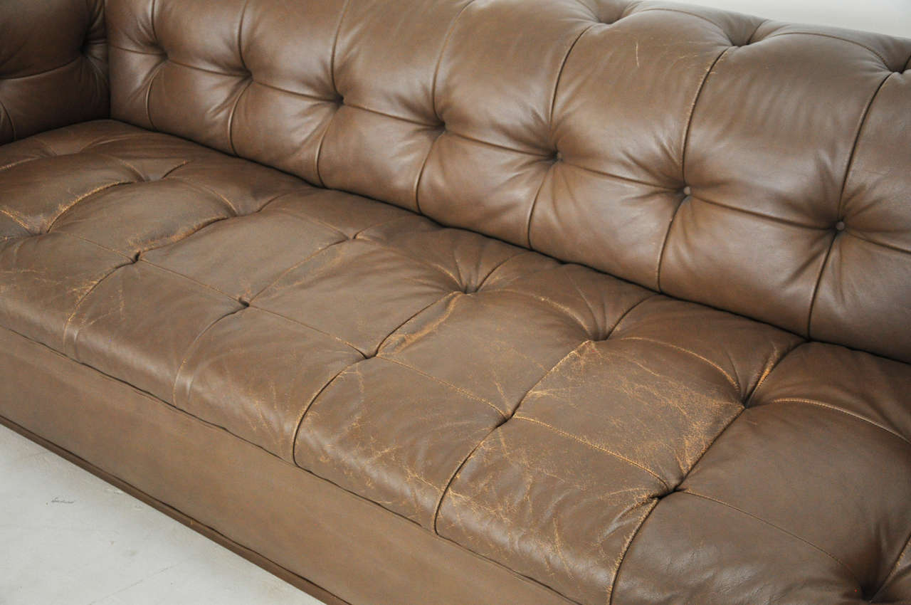 Leather Ward Bennett Chesterfield Sofa
