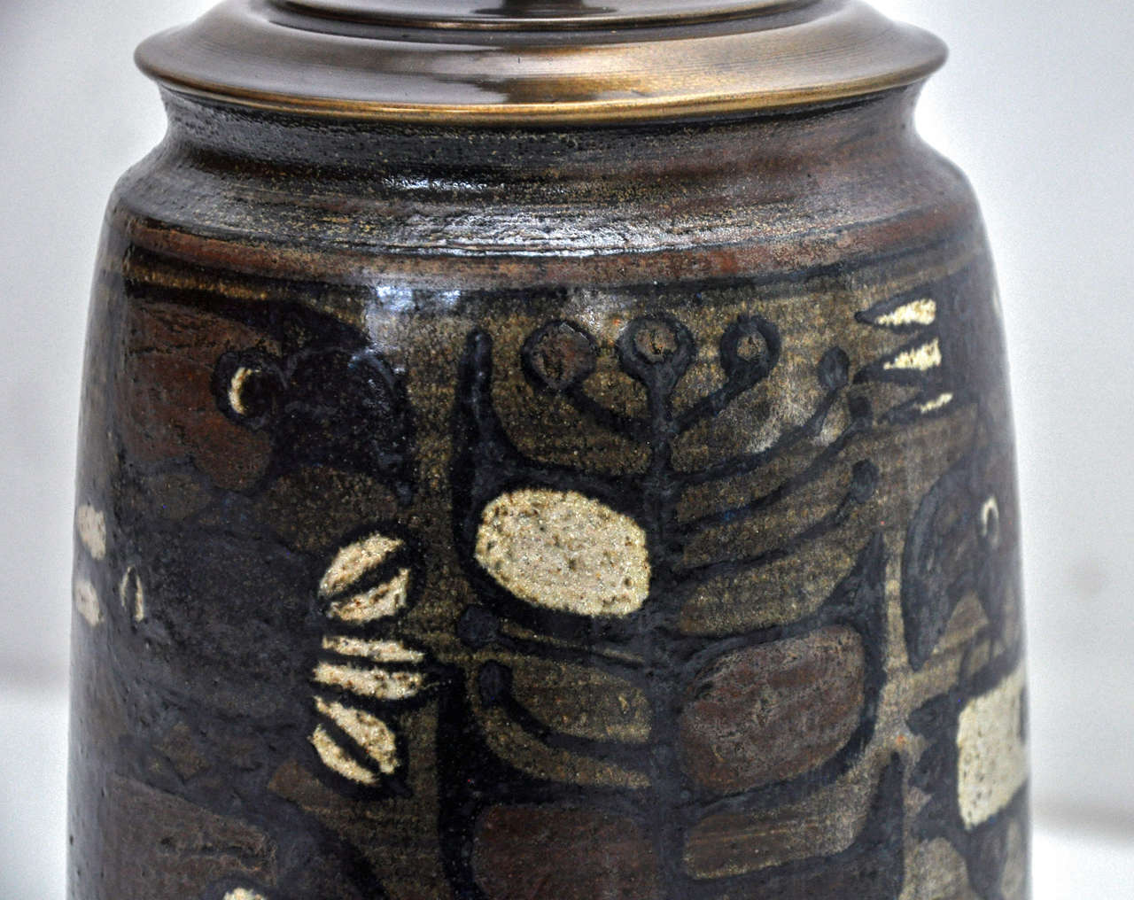 Georg Jensen Pottery Lamp 2