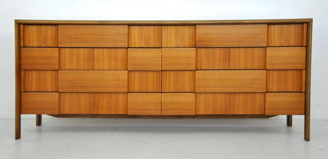 Long eight-drawer dresser by Edmond Spence. Made in Sweden.

Additional items available from this set.