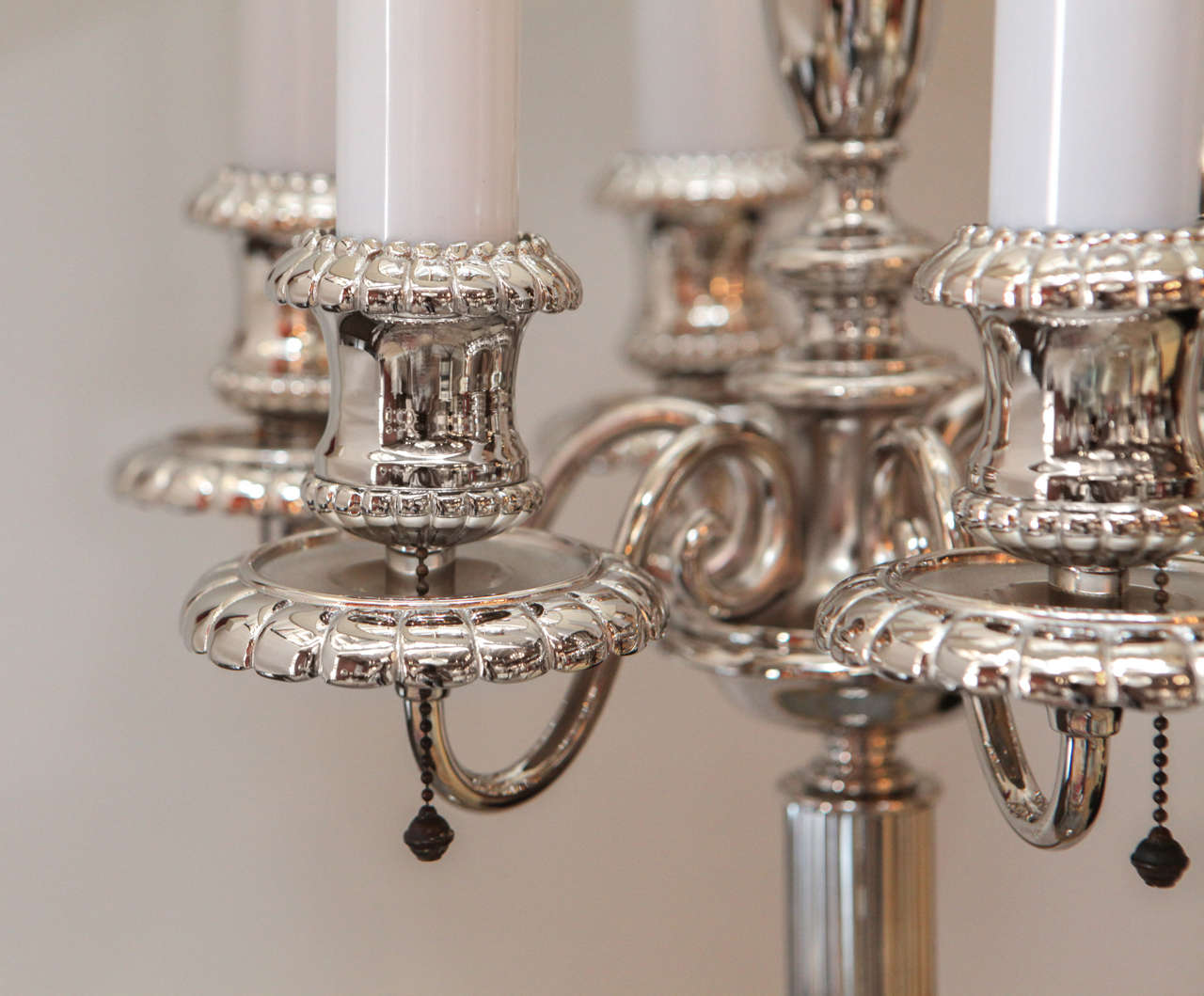 Georgian Style Candelabra Floor Lamp For Sale at 1stDibs | candelabra