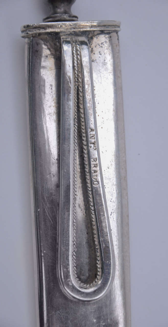 Silver Argentine Gaucho Boot Knife Circa 1880 1