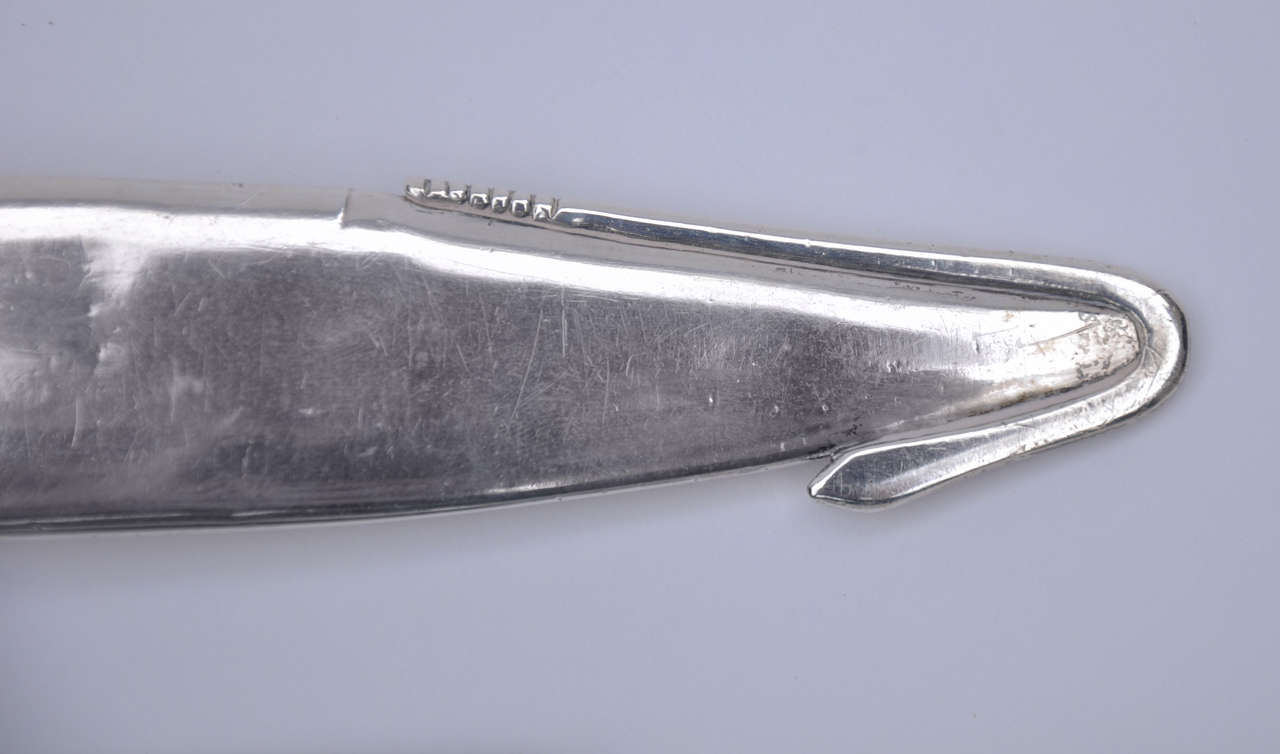 Silver Argentine Gaucho Boot Knife Circa 1880 3