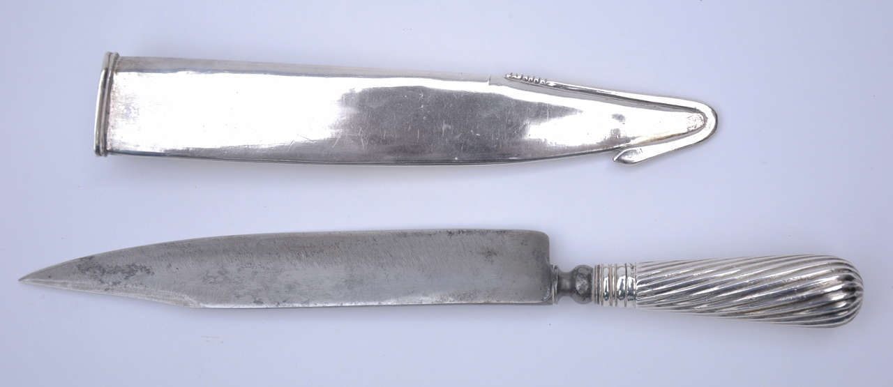 Silver Argentine Gaucho Boot Knife Circa 1880 4