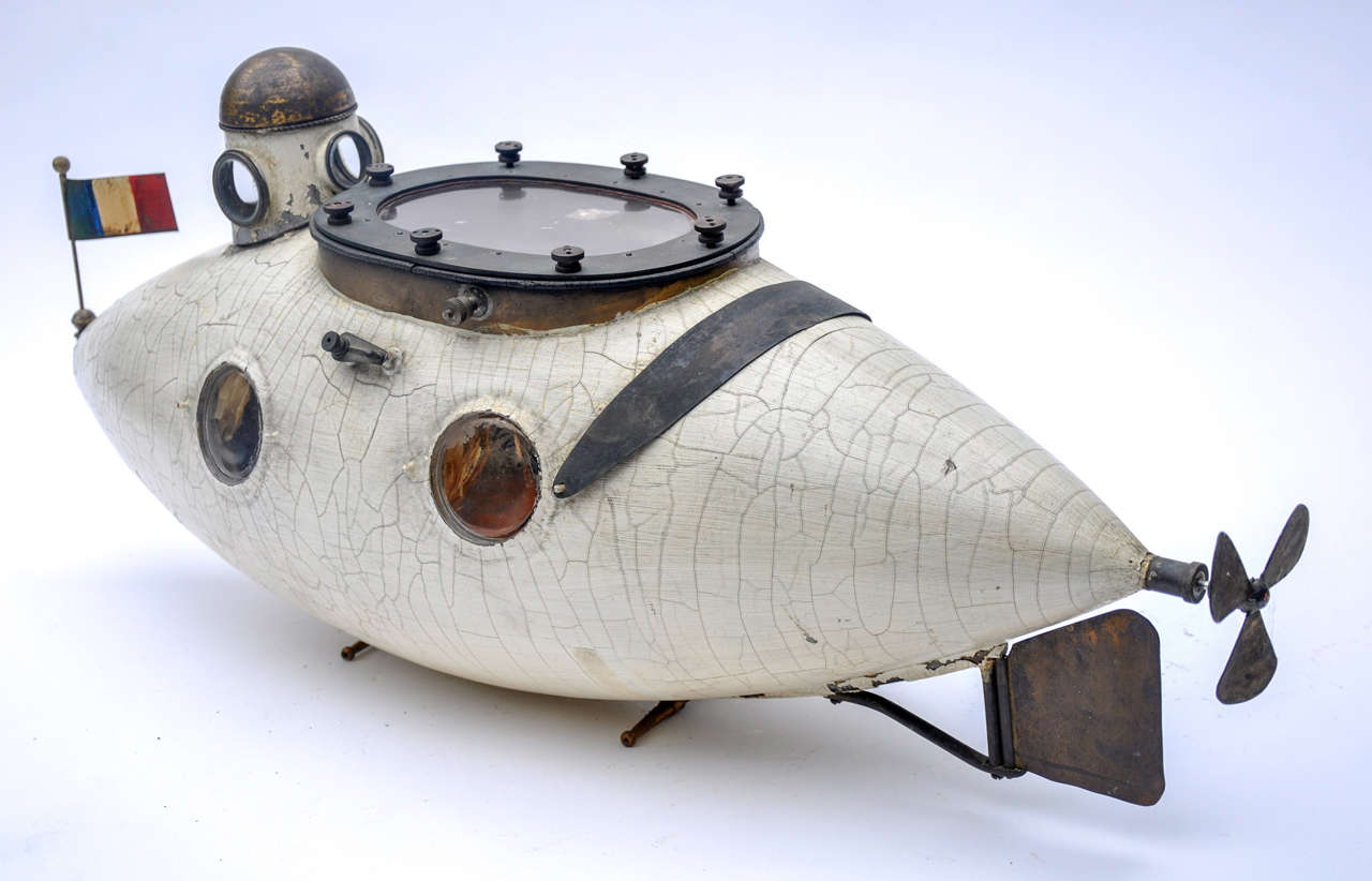 Jules Verne-Inspired Model of a Submarine, Early 20th Century 1