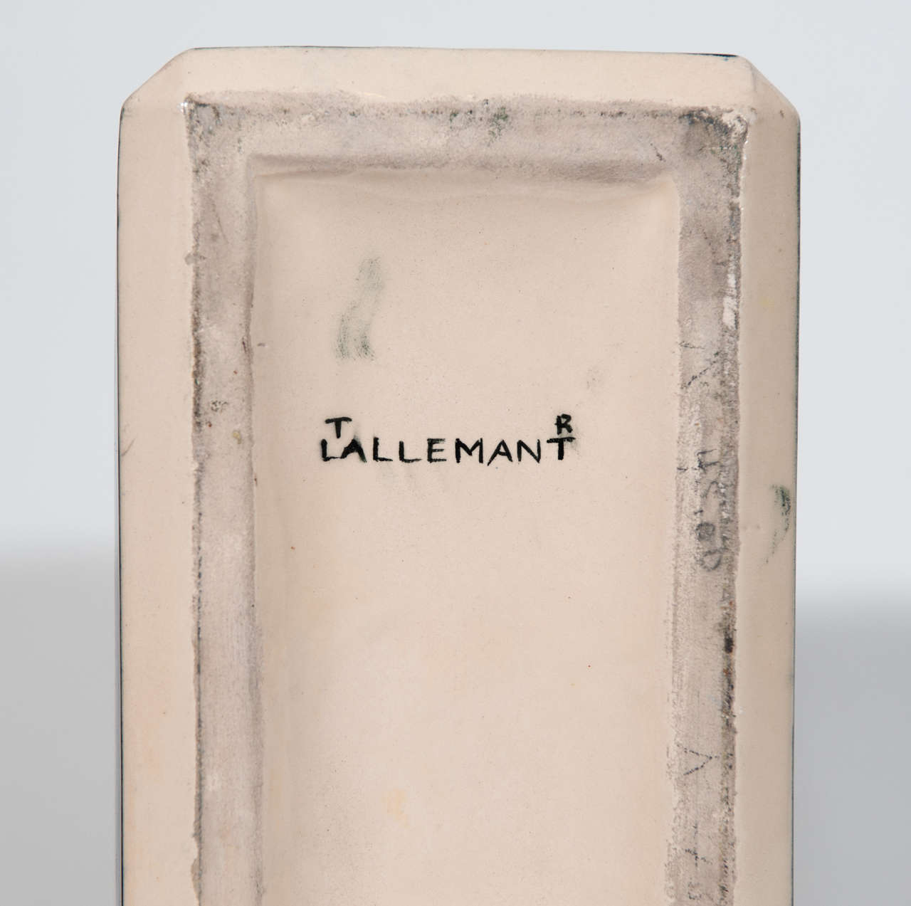 Monumental Art Deco Ceramic Vase by Robert Lallemant at 1stDibs