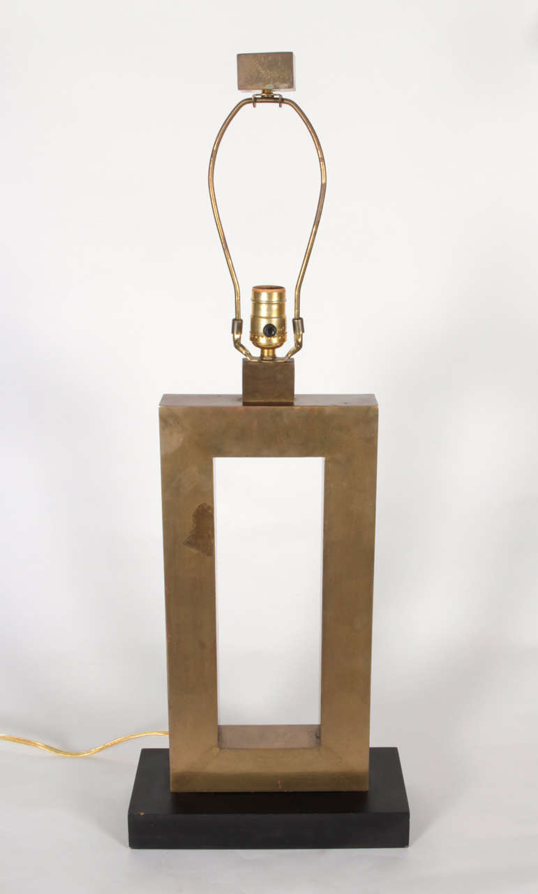 Late 20th Century Pair Fine Quality Patinated Bronze Lamps