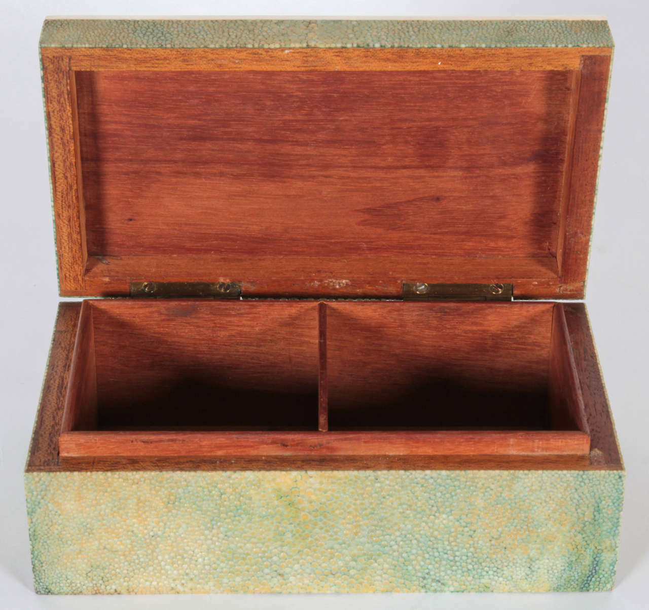 British English Art Deco Shagreen Box For Sale