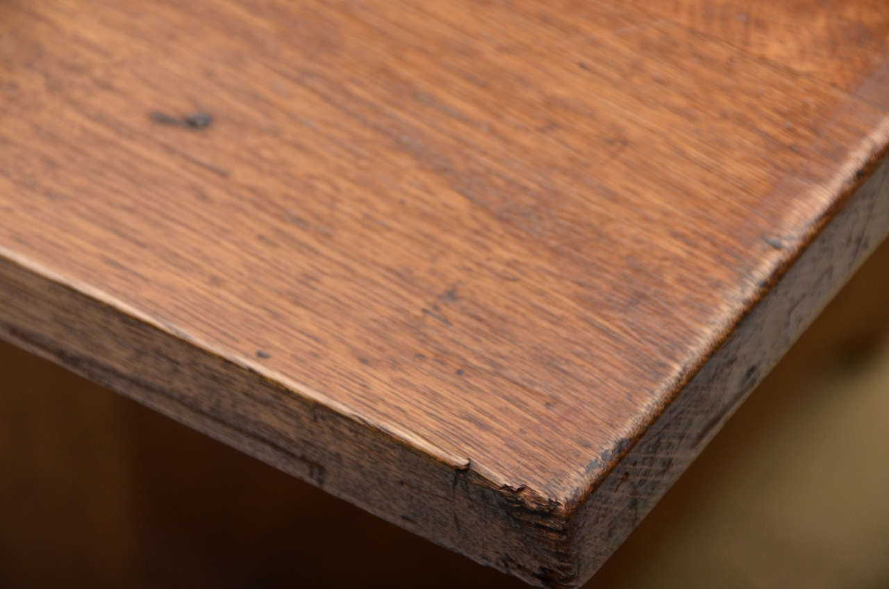 Arts and Crafts English Oak Trestle Base Gordon Russell Table