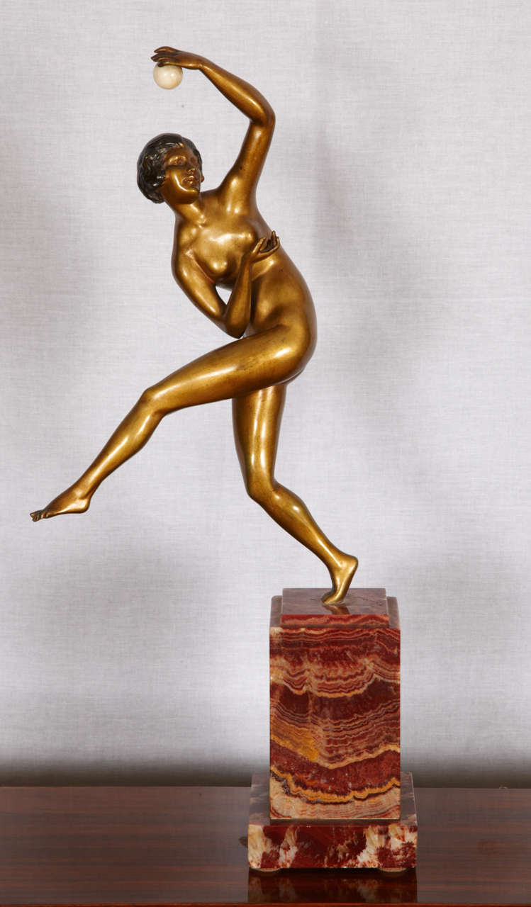 French Art Deco Sculpture by Maurice Guiraud-Rivière For Sale