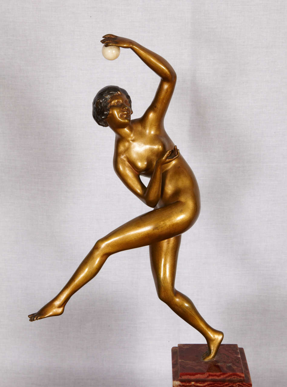 Art Deco Sculpture by Maurice Guiraud-Rivière In Good Condition For Sale In Paris, FR