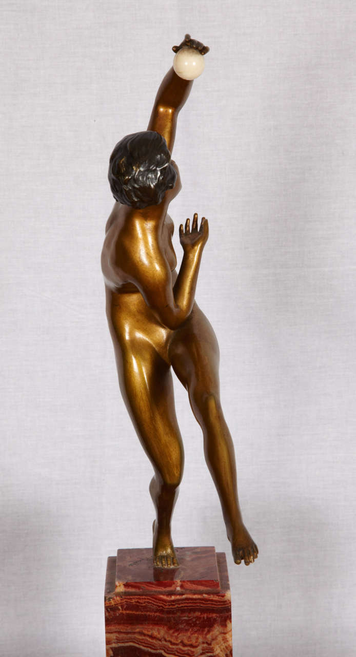 Mid-20th Century Art Deco Sculpture by Maurice Guiraud-Rivière For Sale