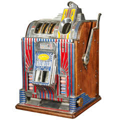 Vintage Jennings Art Deco Gambling Machine circa 1933