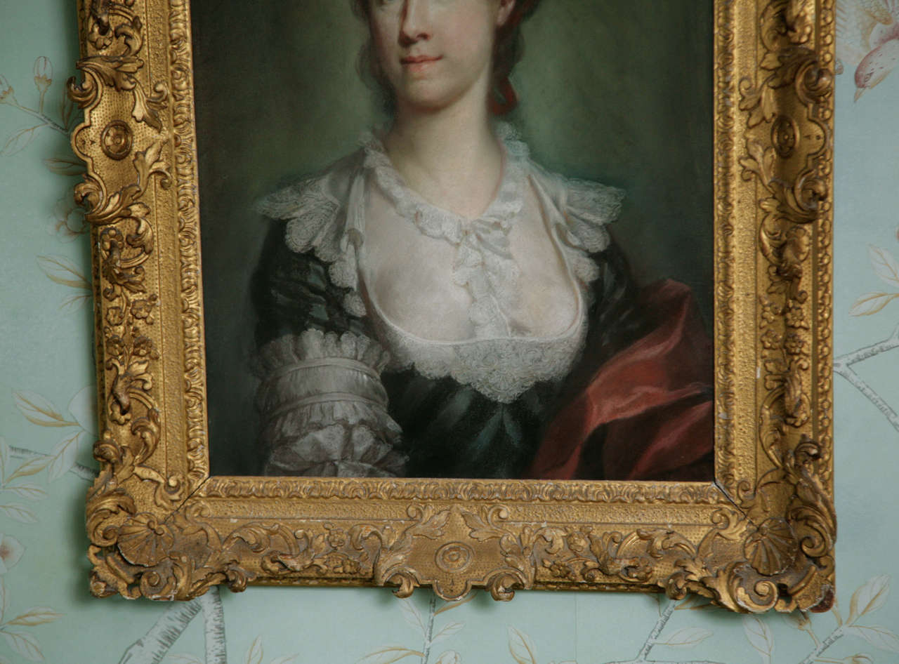 British William Hoare R.A. (1707-1792): Pastel Portrait